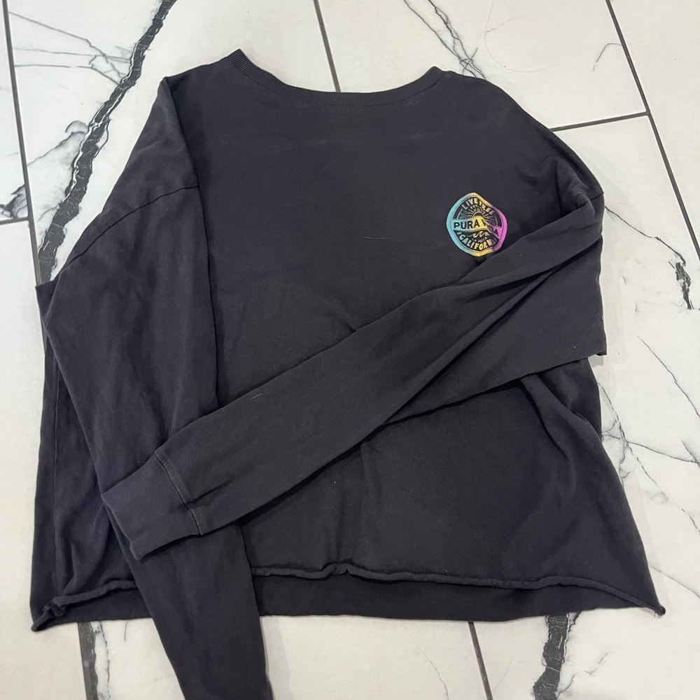 Pura Vida Black Shirt with Yellow Logo